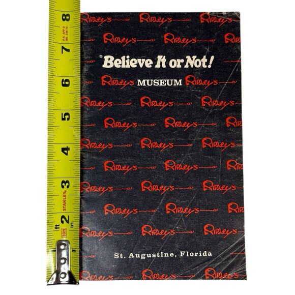 VTG 1970 Original "RIPLEY'S BELIEVE IT OR NOT! Museum" Soft Cover Book Booklet - Picture 2 of 12